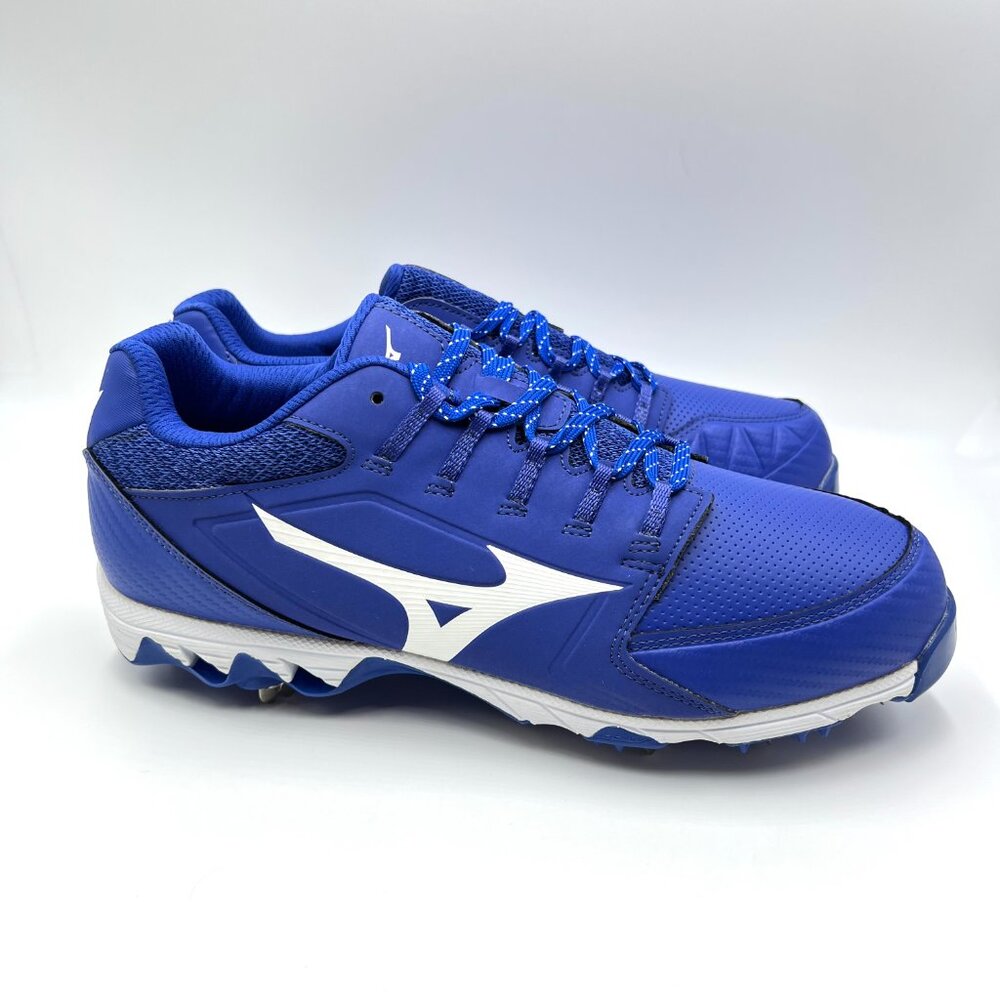 Mizuno Women 9-Spike‎ Swift Softball Cleats Royal Blue White Model 320588.5200
